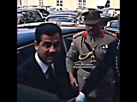 Saddam Hussein: I will not tell you my name |#saddamedits#saddam#viral#shorts#youtubeshorts#attitude