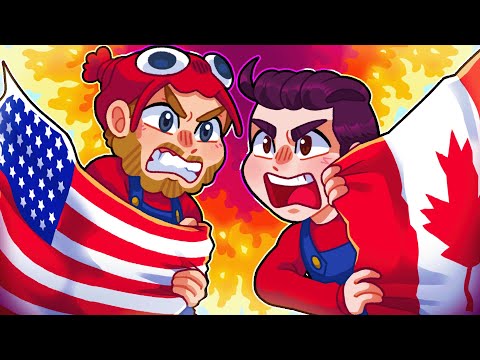 Mario Odyssey Hide & Seek USA VS CANADA!