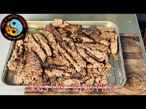 How to Make Greek Gyro Meat Cooked Sous Vide at Home