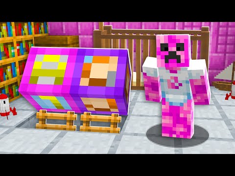 I Found Baby Preston's Girlfriend's SECRET House - Minecraft