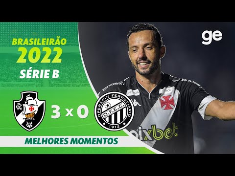 Gols e lances de Vasco da Gama x Operário
