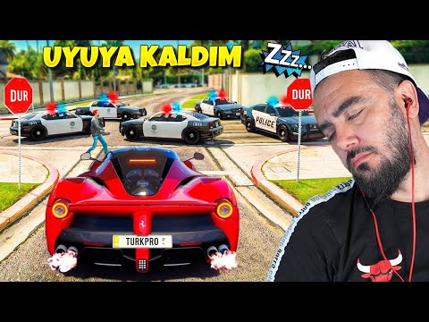 UYUYA KALDIM 24 SAAT ARALIKSIZ DURMADAN GTA 5 OYNADIM !