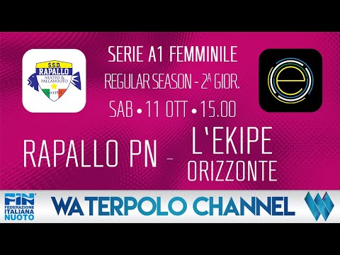 A1F 25/26 - 2ª Giornata: Rapallo Pallanuoto - L'Ekipe Orizzonte