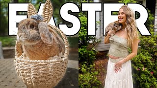 Easter with my Pet Bunny!