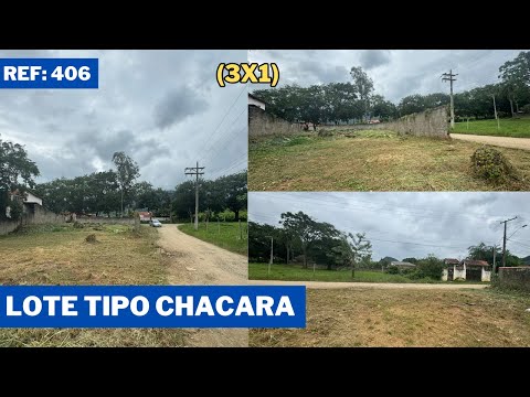REF. 406, CHACARA TIPO LOTE EM PEDRO DE TOLEDO - SP, POR R$ 59.000,00.