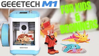 GEEETECH M1 - MINI FASTER 3D PRINTER - PERFECT FOR KIDS & BEGINNERS - FULL TEST