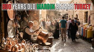 Mardin Turkey 2025 4K Walking Tour | Historic Old Bazaar & Copper Market (Artuklu City)