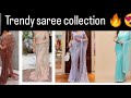 Latest Trendy Party Wear Bollywood Saree Collection Look Gorgeous Stylish Saree