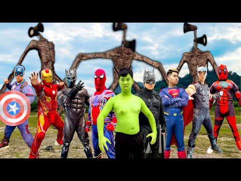 All Pro Superheroes Team  And Team Siren Head - Movie