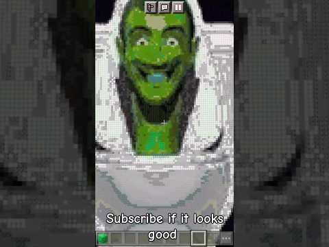 T0RPED0 - Skibidi toilet pixel art in minecraft #shorts #viral #trending #skibiditoilet #dafuqboom