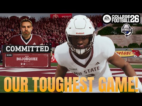College Football 26 Dynasty Ep. 8 - Our Toughest Game Yet!