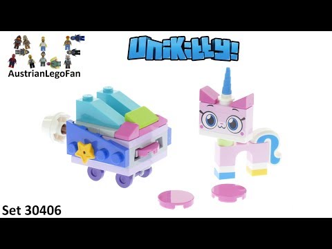 Vidéo LEGO Unikitty 30406 : Unikitty Roller Coaster Wagon (Polybag)