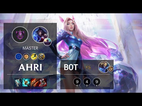 Ahri Bot vs Ezreal - EUW Master Patch 10.25b