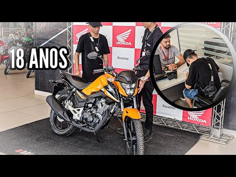 COMPREI MINHA PRIMEIRA MOTO 0KM AOS 18 ANOS - TITAN 160 2025 🚀🙏