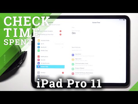 How to Check Total Screen Time on iPad Pro 11 - Detect Time Spend on Apple iPad