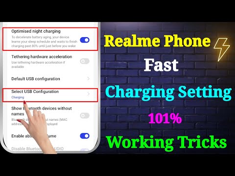 Realme Fast Charging Setting | Realme Mobile Ko Fast Charge Kaise Karen | Realme Charging Problem
