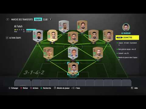 FIFA20 SBC / DCE LIGUE SAUDI PROFESSIONAL LEAGUE - AL FATEH - SOLUTION PAS CHER