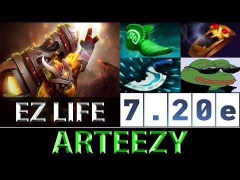 Arteezy [Earthshaker] Easy Life 17 Smooth Assists ► Dota 2 7.20e