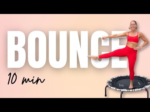 10 MIN Rebounder Cardio Workout 1,200+ Steps  | Trampoline Cardio at Home | Beginner Friendly