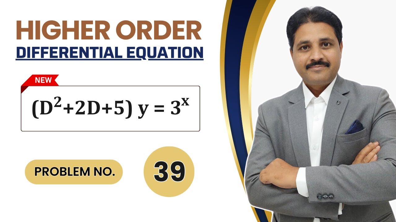HIGHER ORDER DIFFERENTIAL EQUATION LECTURE 42 IN HINDI | LINEAR HIGHER ORDER DIFFERENTIAL EQUATIONS