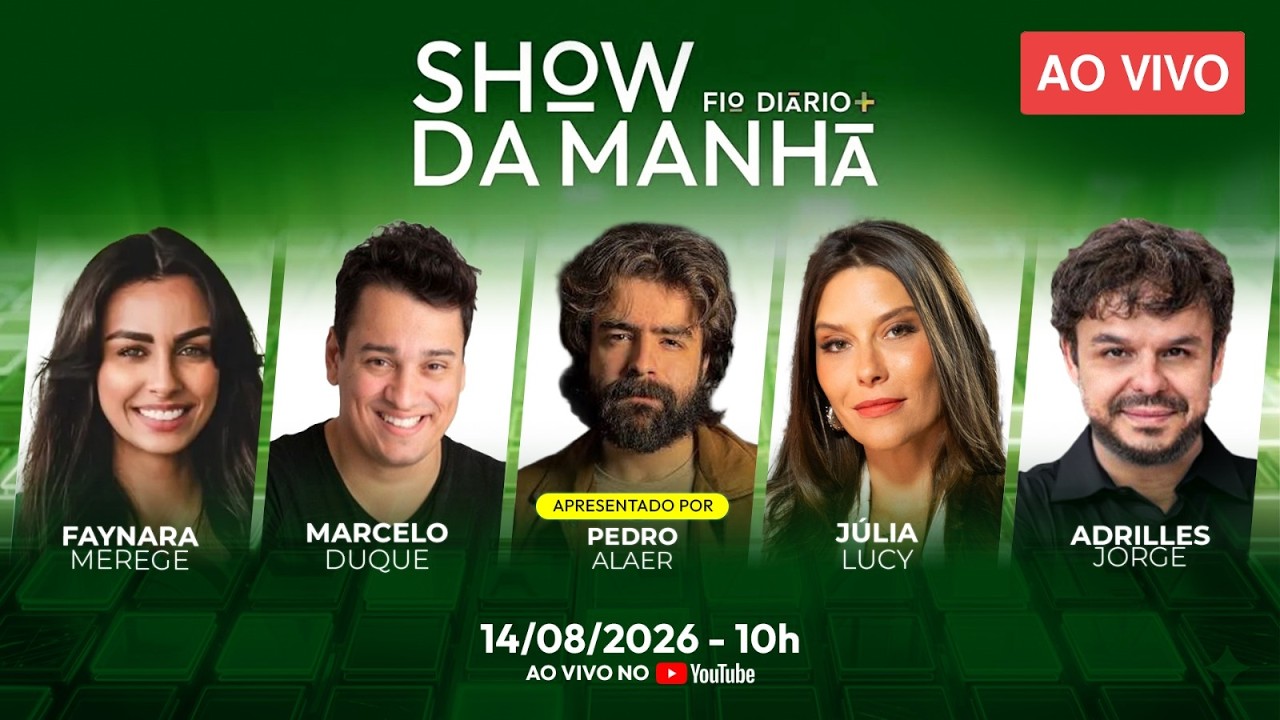 SHOW DA MANHÃ - EUA MIRAM NARCOTERRORISMO, TSE NO CASO FLÁVIO E INSS VOLTA AO FOCO | 14/08/2026