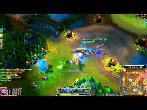 Kennen Ult and a Jarvan Dunk