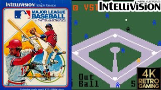 Major League Baseball Intellivision 4k Gameplay