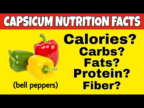 , title : '✅ Nutrition Facts of Capsicum ( Bell Pepper) || Health Benefits of Capsicum'