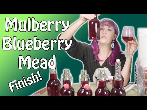 Mulberry Blueberry Mead FINISH! / Racking, Bottling,...
