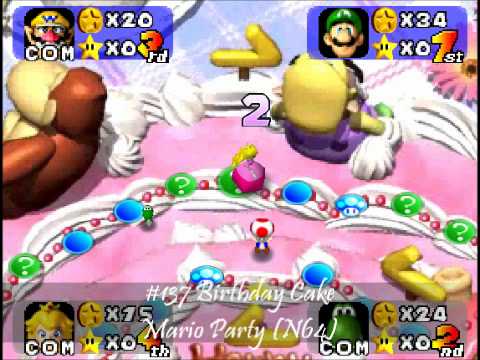 MistressZelda's List of Amazing VGM! #137 Birthday Cake (Mario Party)