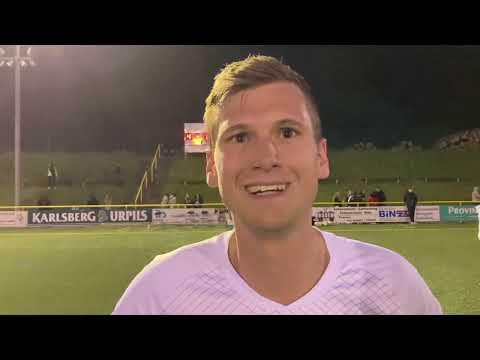 Tobias Weber, Kapitän SV Tawern, nach dem 4:0 im Halbfinale um den Kreispokal gegen den SV Sirzenich