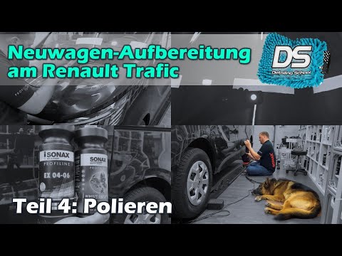Polishing new cars: Sonax Ex04-06 vs PerfectFinish - New car preparation on the Renault Trafic - ...