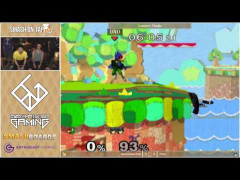 Smash On Tap 8 - Summoned Fist (Falco) vs Zorro (Fox, Marth) - SSBM Losers Semis