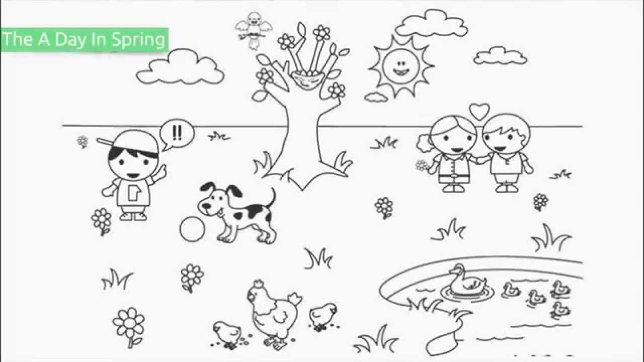 Top 10 Free Printable Spring Coloring Pages