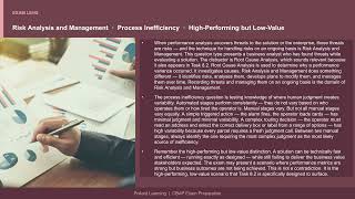 Analyzing Performance Measures to Drive Insight