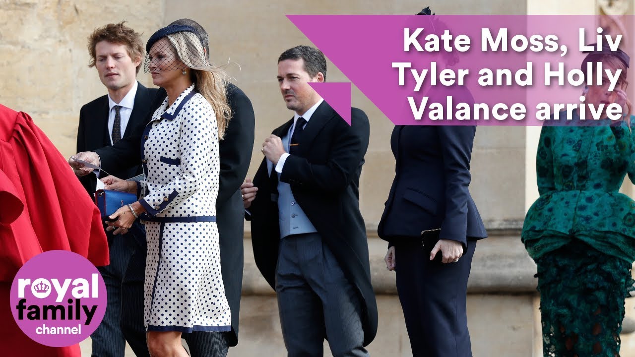 Kate Moss, Liv Tyler and Holly Valance arrive at royal wedding thumnail
