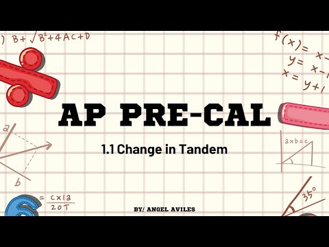 1.1 Change in Tandem