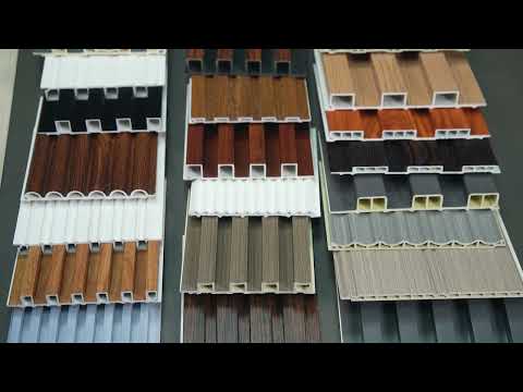 wpc wall decoration material, easy to install and environmentally friendly