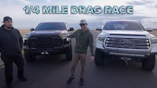 Supercharged 2nd Gen Tundra vs. Stock 3rd Gen Tundra: The Ultimate Race!