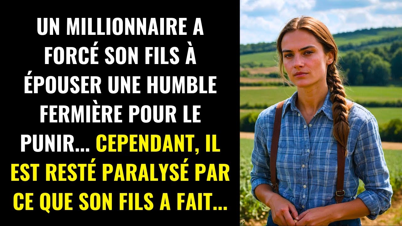 UN MILLIONNAIRE A FORCÉ SON FILS À ÉPOUSER UNE HUMBLE FERMIÈRE... MAIS IL NE S'ATTENDAIT PAS DU...