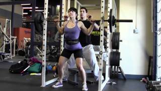 Download lagu Kristine Michaud 150 Box Squat mp3