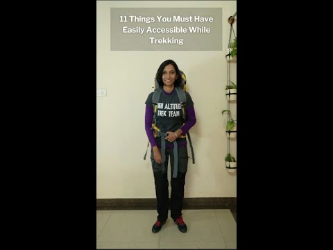 11 Things You Must Have Easily Accessible While Trekking #indiahikes #shorts #trekkingtips