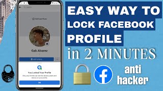 How to lock Facebook Profile 2022? In 2 MINUTES! | UPDATED METHOD