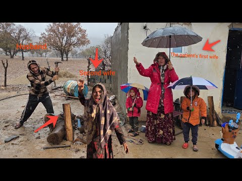 family finds peace and security in the absence of the second lady of the monster in rainy weather.