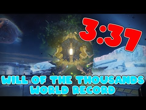"Will of the Thousands" Nightfall Strike WR in 3:37