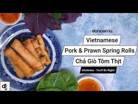 How To Make Spring Rolls l Vietnamese Spring Rolls l Vietnamese Recipes l Duncan Lu