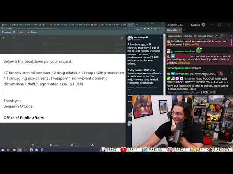 Hasanabi gets baited on the top of the hr / 2022_08_29 1pm