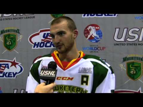 USHL in Russia - Musketeers vs. Austria - Adam Johnson