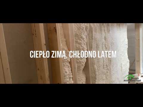 Domy szkieletowe - natrysk piany pur