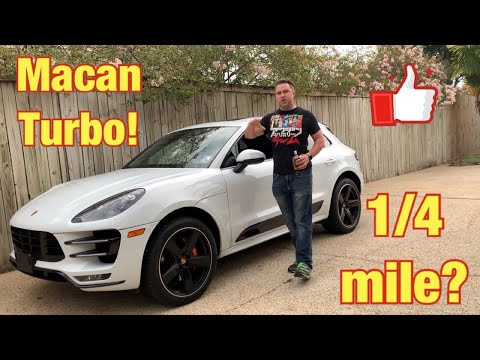 We bought a Macan Turbo!  1/4 mile time and review!  Porsche Macan Cobb Accessport tune.